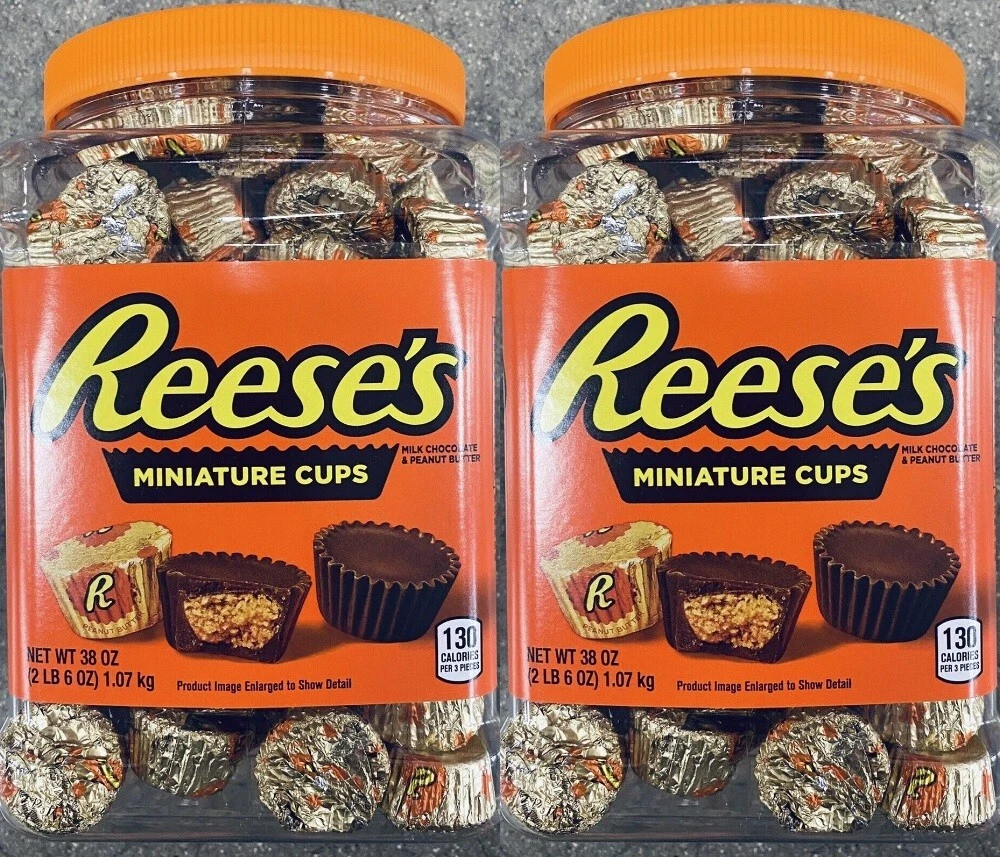 Reese's Miniature Cups, Milk Chocolate & Peanut Butter, Family Pack