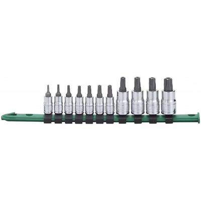 Carlyle Tools 11 Pc Tamper Proof 5 Star Plus Bit Socket Se - BSTTP11