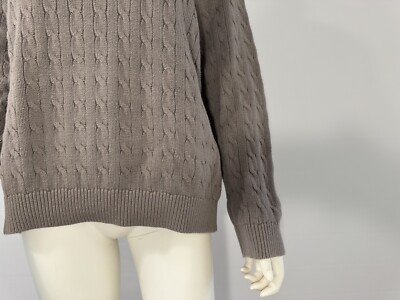 Brandy Melville BRIANNA COTTON CABLE KNIT SWEATER John