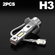 2PCS H3 LED Fog Driving Light Bulbs Conversion Kit Super Bright DRL 6000K White
