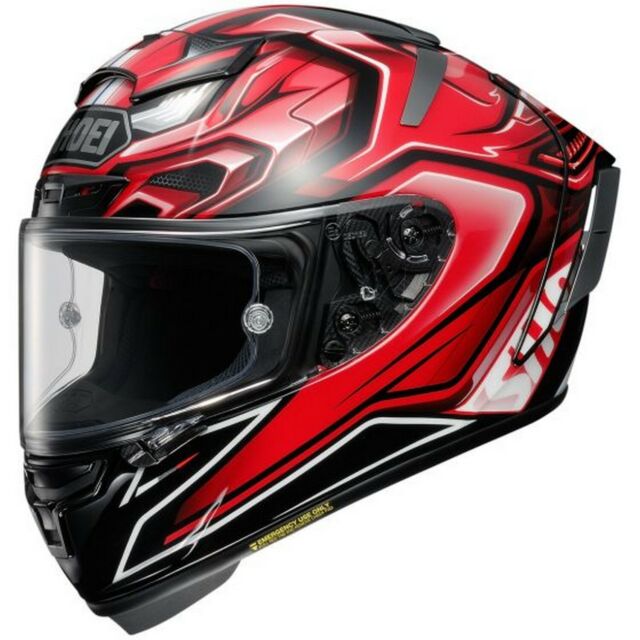 SHOEI X-14 Aerodyne Full Face Motorcycle Helmet Tc1 Size Small for