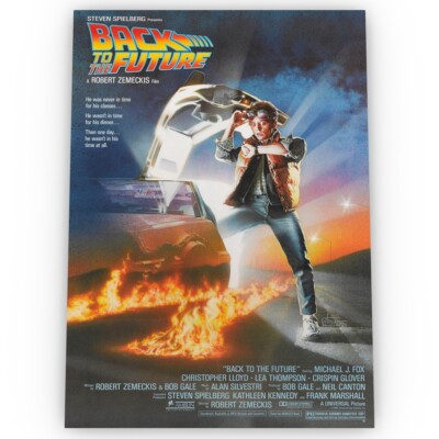 Zurück in die Zukunft Filmposter Satin Hochwertig Archiv Atemberaubend A1 A2 A3