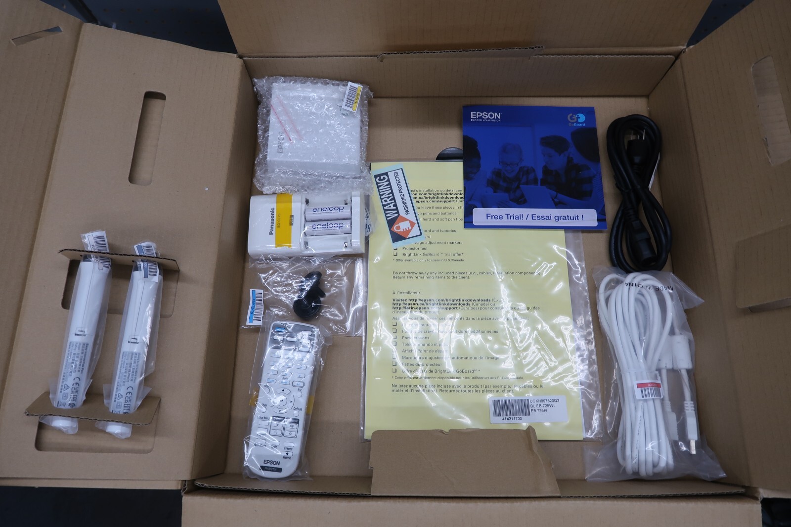 Epson BrightLink 725Wi White 3LCD Projector 10343954946 eBay