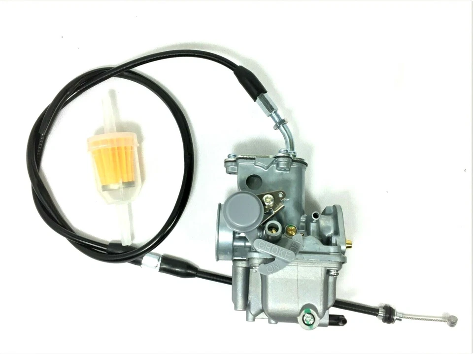 Carburador y acelerador para vehículo todo terreno Yamaha Champ 100 YFM100 1987-1988-1989-1990-1991 Foto 2 de 4