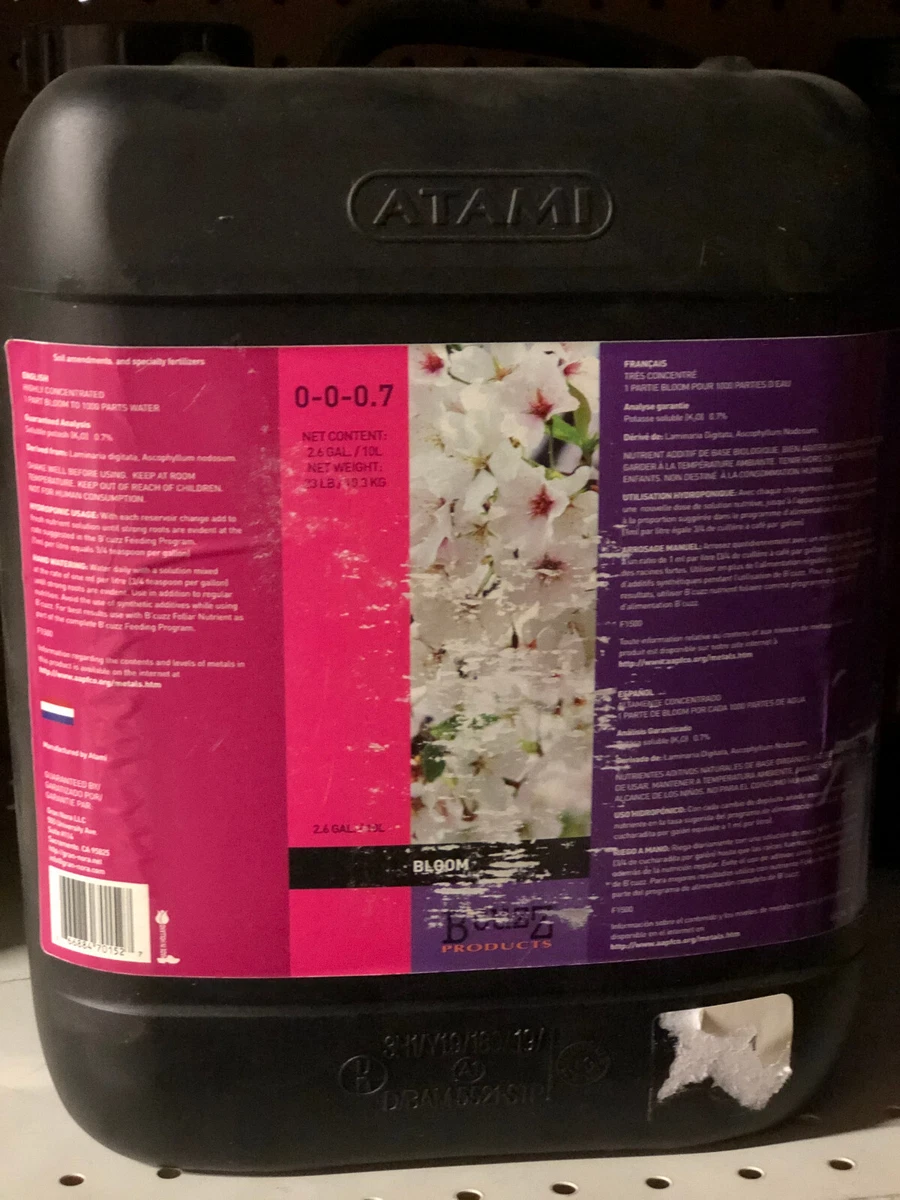 Atami Bloombastic 5.5L – Bloom Stimulator & Hardener Nutrient, 5500mL