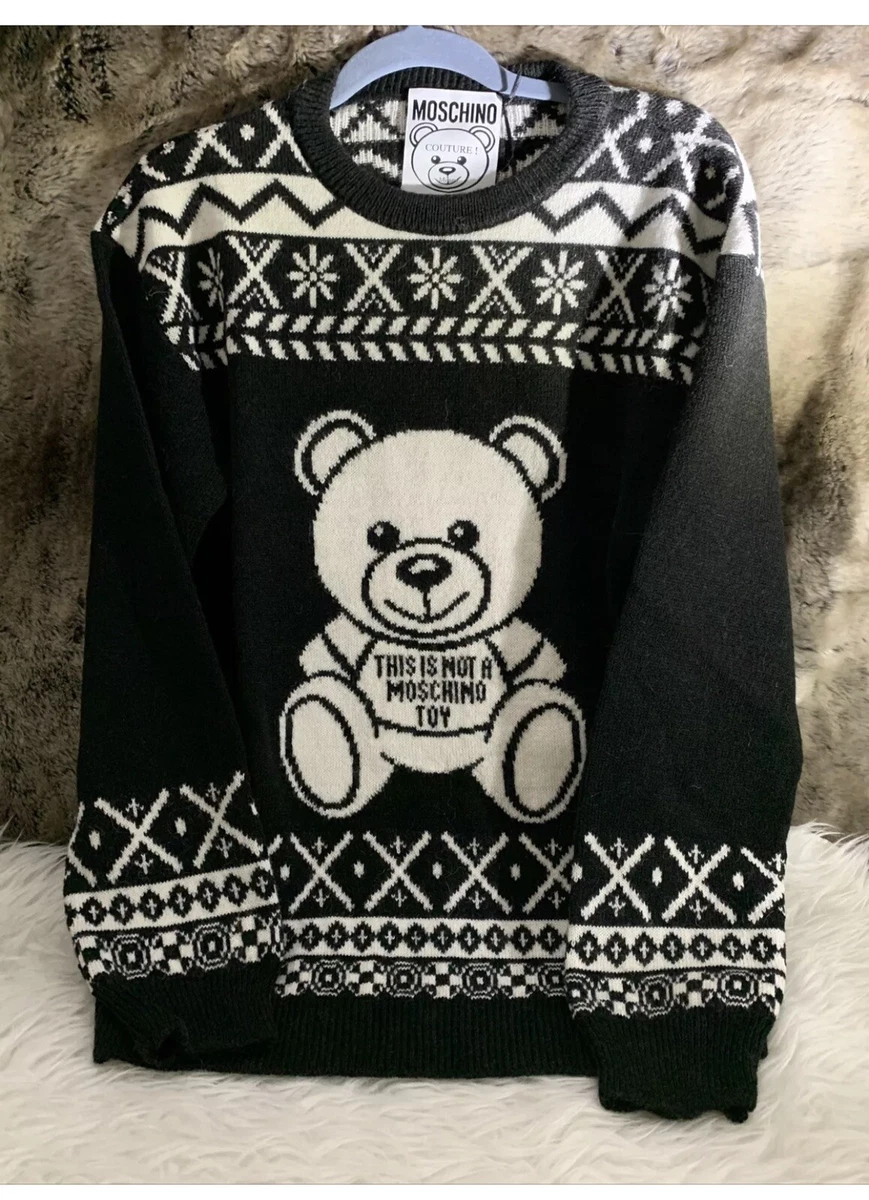 moschino bear sweater