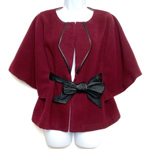 jaqueta suede vermelha