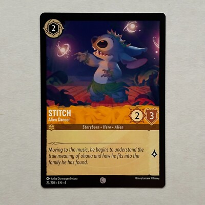 Stitch 23/204 Disney Lorcana Ursula's Return Regular Common Card NM