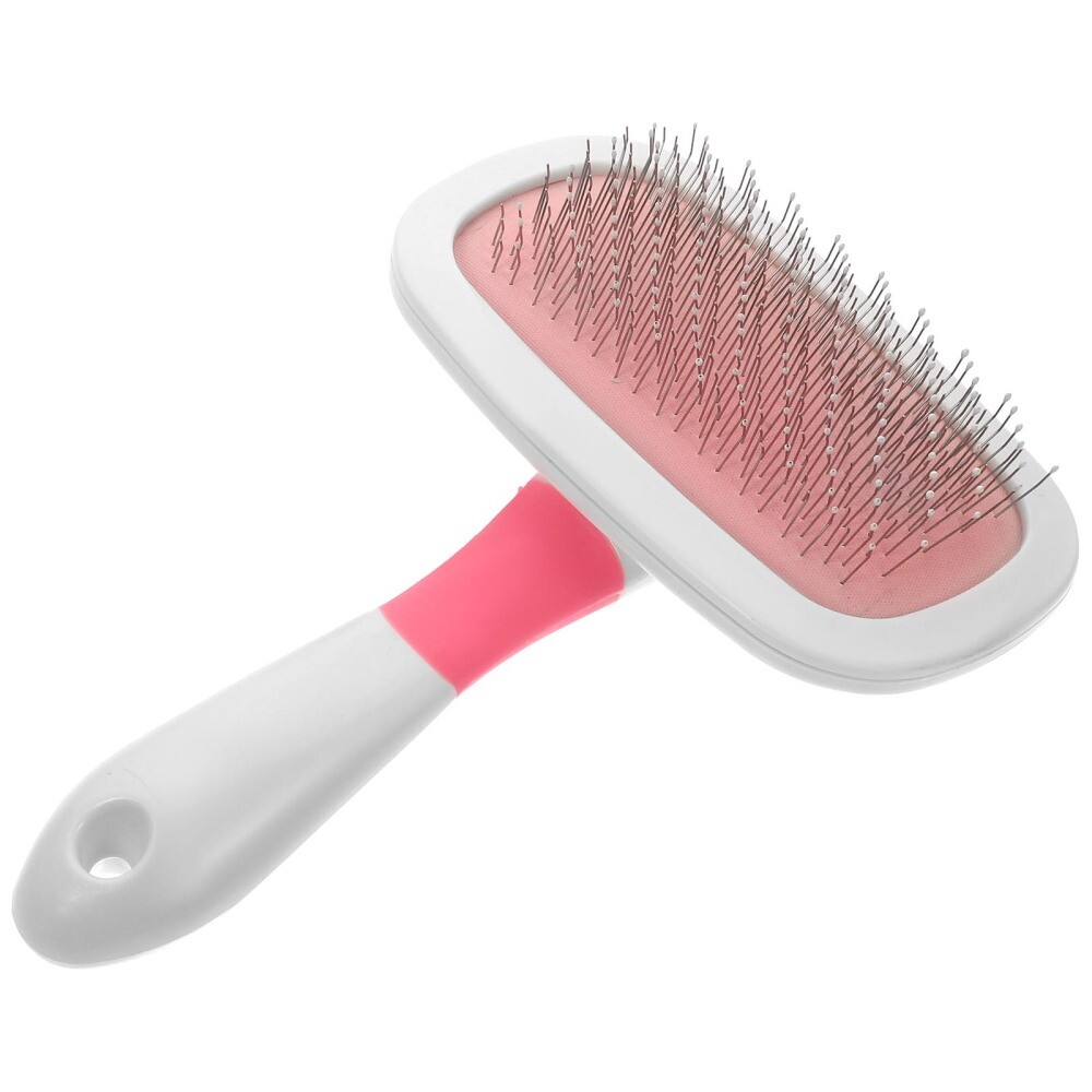 Pink Abs Pet Massage Comb Deshedding Tool Dog Grooming Combs eBay