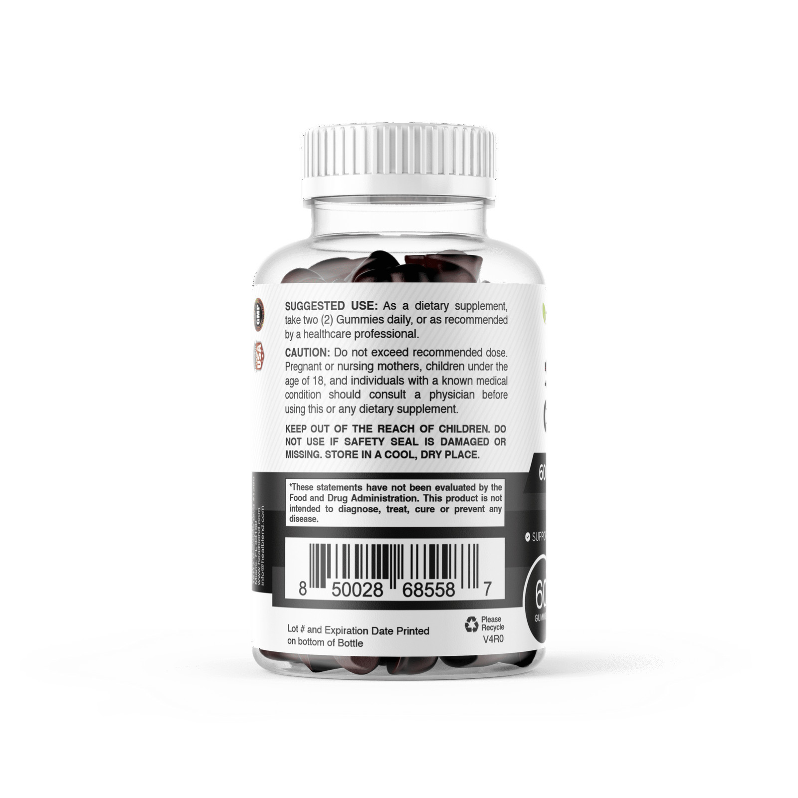 Himalayan Shilajit Gummies 600mg -Energy & Immunity Support for Men & Women