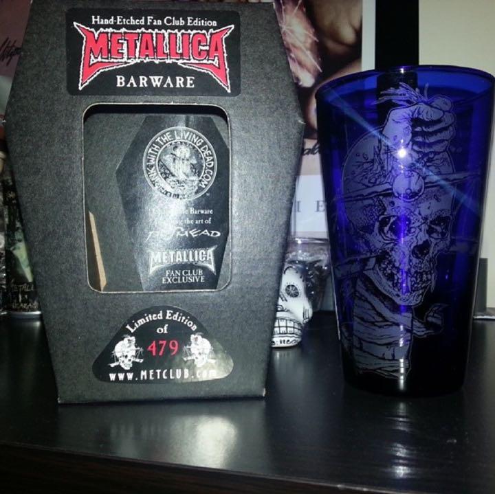 Limited 479 Metallica Pushead Glasses Metallica Metclub1 | eBay