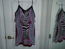 Express Sleeveless Multicolor Dress Size Large