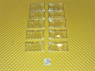 (10) DIXIE NARCO 414 SODA VENDING MACHINE SELECTION BUTTONS 1 3/4'' x 3 1/2''