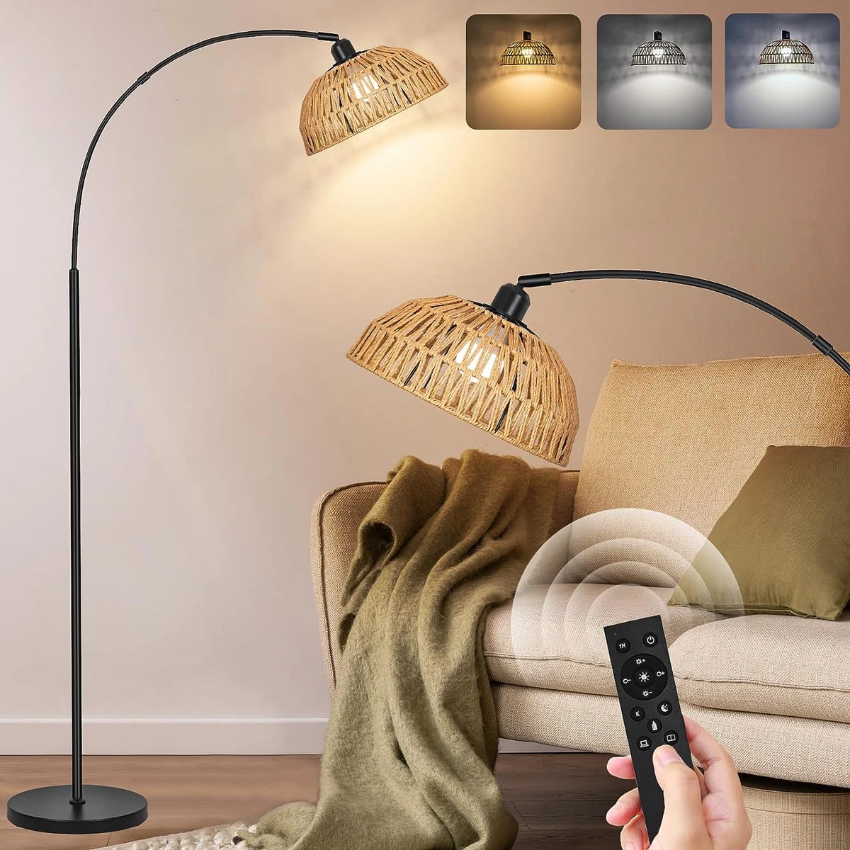 Dimmable arc floor lamp deals