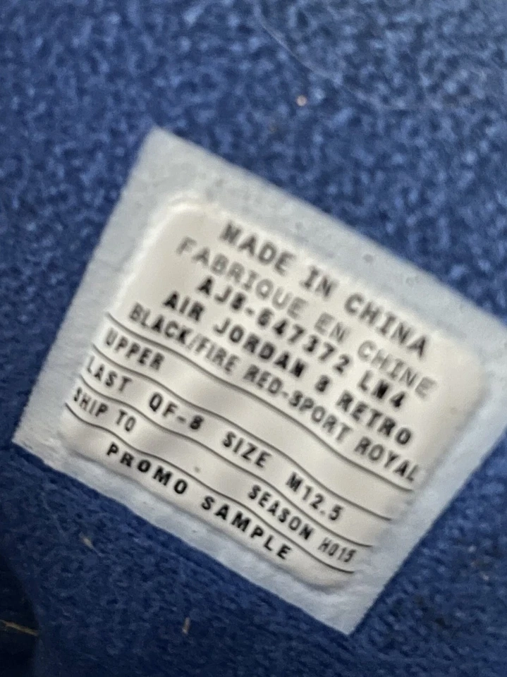 Talla 12.5 - Jordan 8 x OVO Calipari Pack 2017 Foto 3 de 4