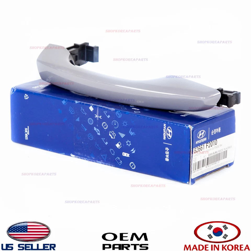 Manija de puerta exterior genuina lado del pasajero delantera, trasera OEM Elantra SEDAN 2017-20 Foto 2 de 4