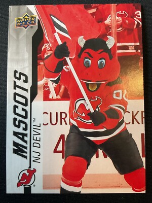 N.J. Devil 2024 Upper Deck National Hockey Card Day Mascots Card