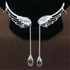 Fashion Drop Earrings for Women 925 Silver Plated Cubic Zirconia Jewelry A Pair