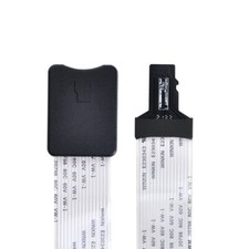 Cablecy Micro-SD TF Memory Card Kit Male to TF Female Extension Soft Flat Cable