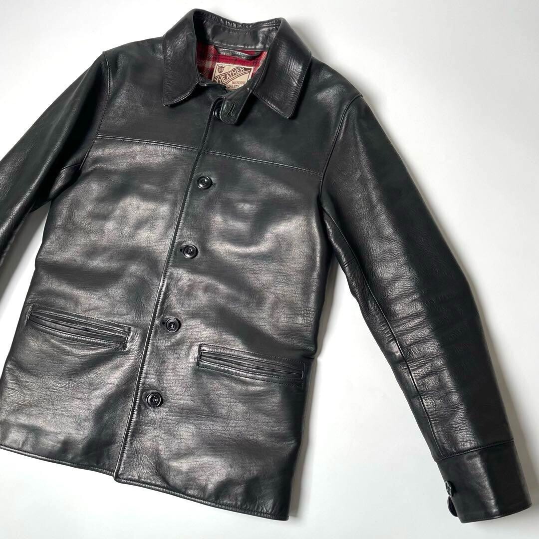 【M】OVY Waterproof Calf Leather Car Coat Waterproof Calf Leather Car Coat | OVY
