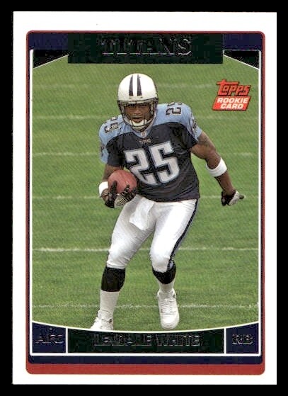 2006 Topps #368 LenDale White Rookie Tennessee Titans