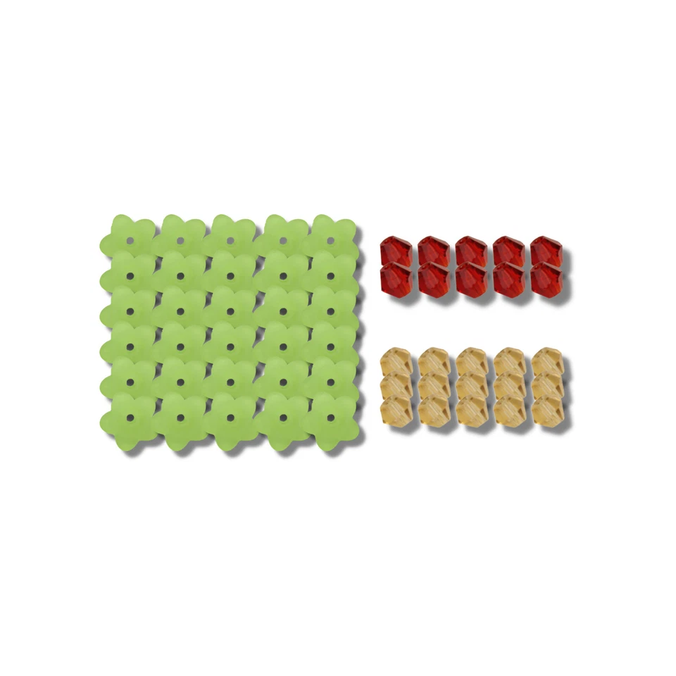 Bastelset 10x Tannenbaum Gold Weihnachtsbaum Charms Perlen Perlenengel Anhänger - Bild 2 von 3