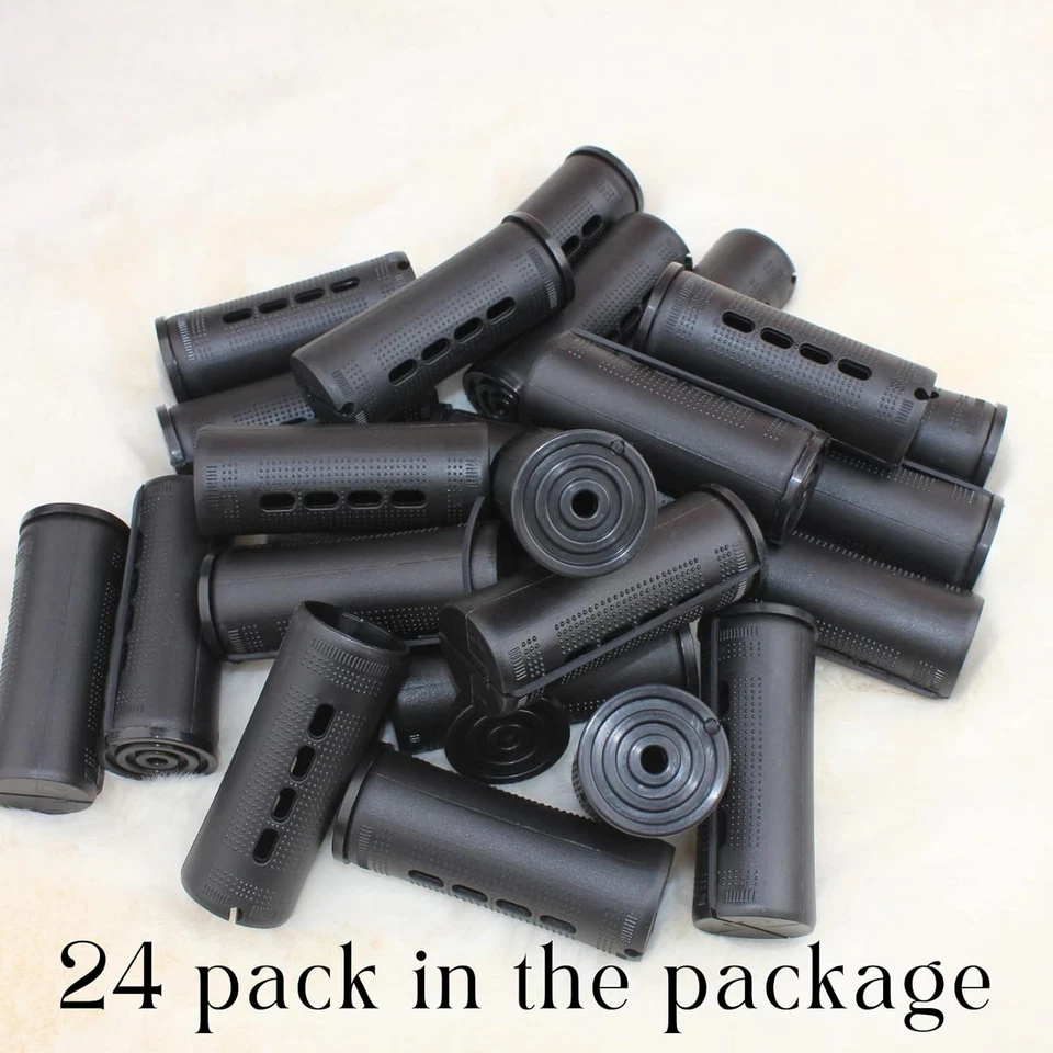 Jumbo Cold Wave Perm Rods Set (24 Pcs) for Women - Large Size Styling Rollers - Image 4 of 4