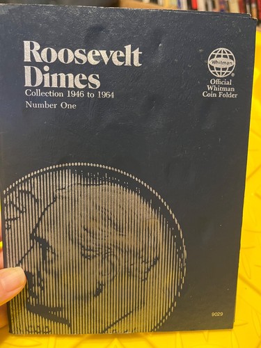 Whitman Coin Folder 9029 Roosevelt Dimes Volume One 1946-1964 Empty