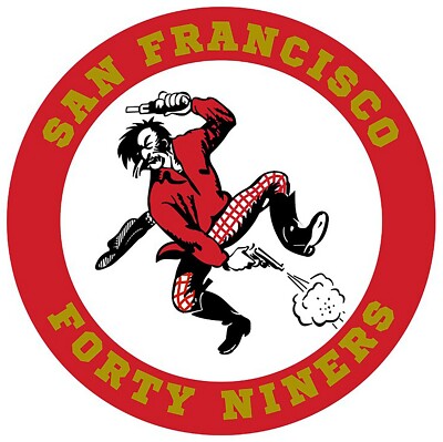 vintage 49ers SAN FRANCISCO フォーティーナイナーズ USED】90~00s LOGO-7 S/S Tee 