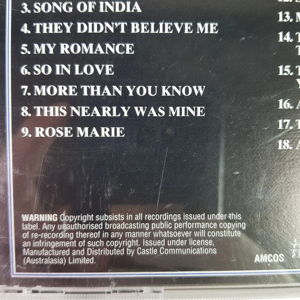 Mario Lanza The Collection I'll Walk With God Song Of India Roae Marie CD - Image 4 of 4