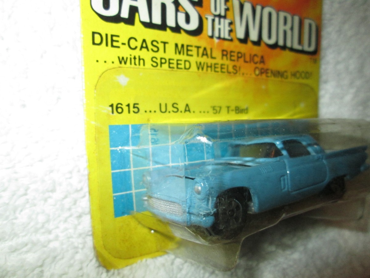 ERTL '57フォードTバード当時物 ヴィンテージミニカー1/64 海外物レア VINTAGE 1:64 FORD THUNDERBIRD 1957 57 T-BIRD ERTL CARS OF