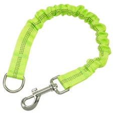 Bungee Dog Leash Extension Attachment 18" Reflective Shock Absorbing Lead Ext...