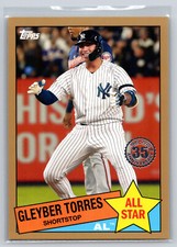 2020 Topps Series 2 Gleyber Torres 1985 All-Star 35th Anniversary Gold /50  10A