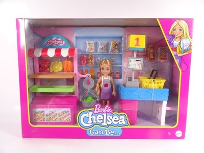 Barbie Schwester Chelsea + Kaufladen Spielset Mattel #GTN67 OVP NRFB rar (20168)