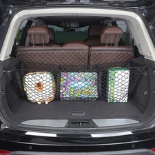 3 Pockets Trunk Organizer Mesh Storage Cargo Net for SUBARU FORD TOYOTA