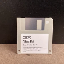 IBM Thinkpad Dock 2 Option Diskette Version 1.01 Floppy Disk 