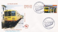 FRANCE 2000 FDC LE TRAIN JAUNE YT 3338