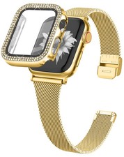 Joyozy Slim Stainless Steel Band Compatible 40MM for Series SE/6/5/4, Gold