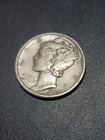 1945 10C Mercury Dime Xf 90 % Silver