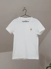 Burberry London Parker TB Luxury Men's White Cotton Tee Shirt Size S