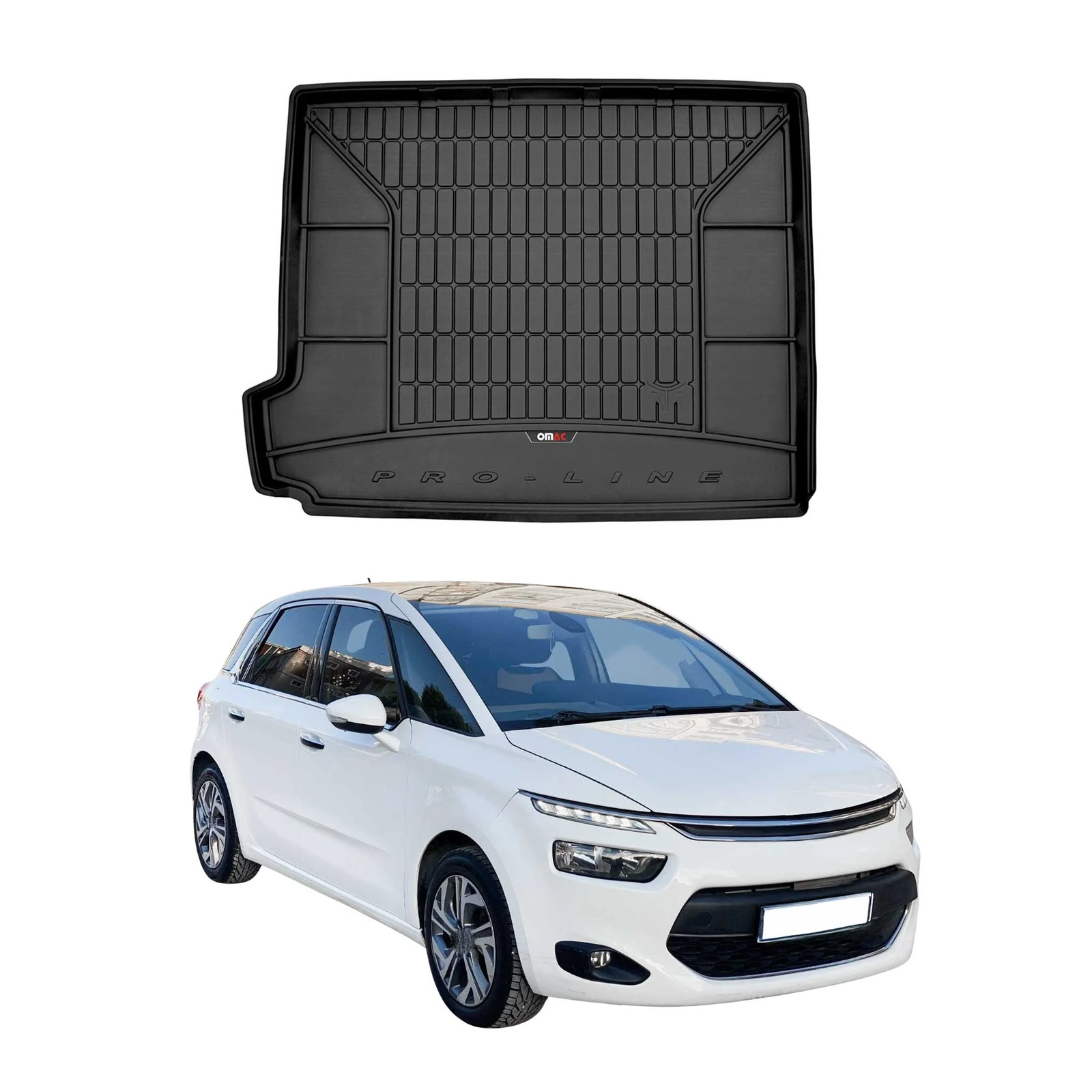 Tapis de coffre Citroen C4 Grand Picasso 2013-2019 idéal pour sorties en famille