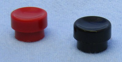 30-14436, Philmore 1 Red & 1 Black Plastic Switch Caps for Push Button Switches