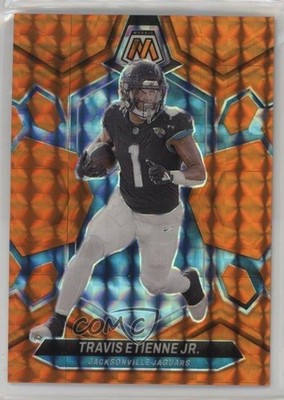 2024 Panini Mosaic Orange Mosaic Prizm 150/199 Travis Etienne Jr #100 0yp5