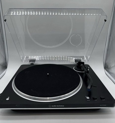 #ad #ad Audio Technica AT LP70XBT Black Bluetooth Belt Drive Turntable 33.3 45RPM $164.99