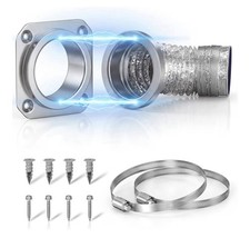 Magnetic Dryer Vent Connector Kit, Airtight Seal Magnetic Dryer Vent Coupling wi