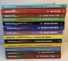 American Chillers Michigan Chillers Jonathan Rand Lot of 13 PB Horror Books