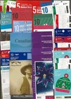 Canada $500 face value in complete booklets 30 -90 cent, mostly different 3 [743