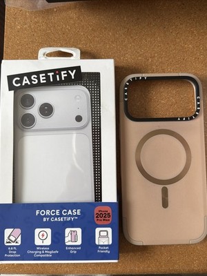 CASETiFY Force Case For Apple iPhone 17 PRO MAX 6.9  Taupe PREOWNED!