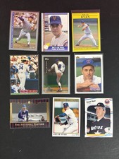 NOLAN RYAN 9 Card Lot! MLB Legend