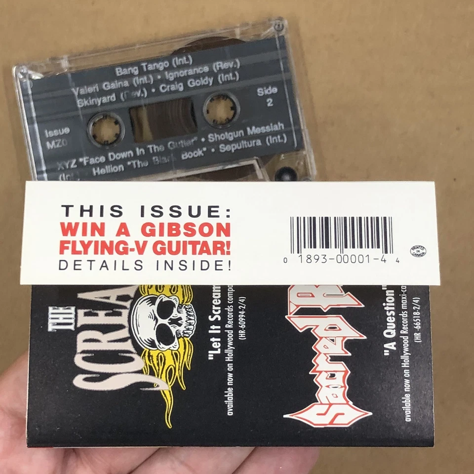 METAL ZONE Cassette Tape 90s Compilation SEPULTURA DENIAL SKIN YARD ISSUE #1 — 第 4/4 张图片